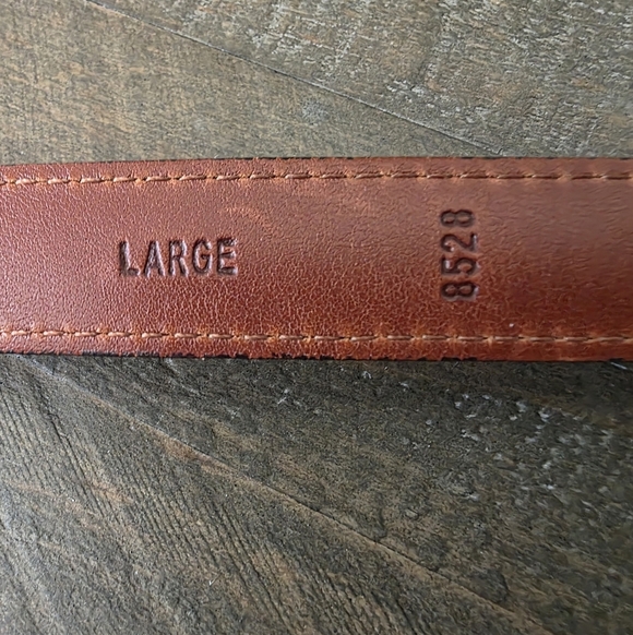 Vintage Coach Glove Tanned Black Leather Belt Made In The USA- Brass Buckle - Picture 6 of 7